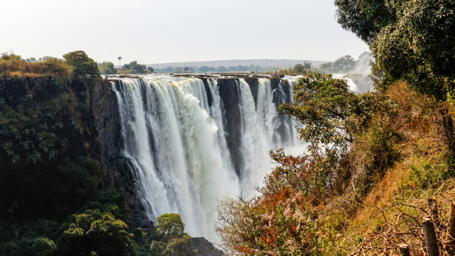 Обои картинки фото природа, водопады, простор