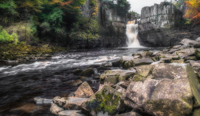 Обои картинки фото природа, водопады, простор