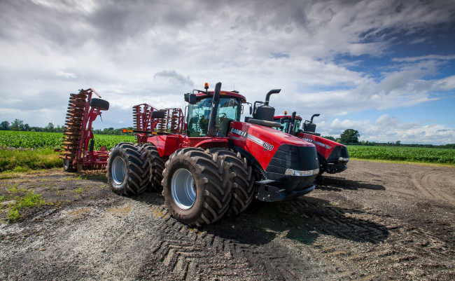 Обои картинки фото техника, тракторы, работы, сельхоз