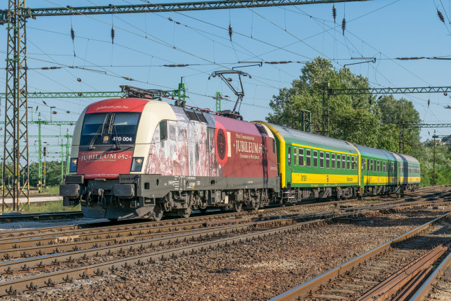 Обои картинки фото техника, электровозы, состав, локомотив