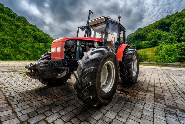 Обои картинки фото техника, тракторы, работы, сельхоз