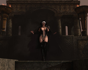 Картинка 3д+графика фантазия+ fantasy фон взгляд девушка