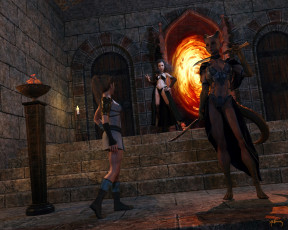 Картинка 3д+графика фантазия+ fantasy взгляд фон девушки