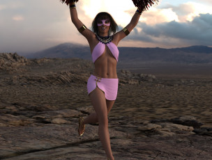 Картинка 3д+графика люди+ people фон взгляд девушка