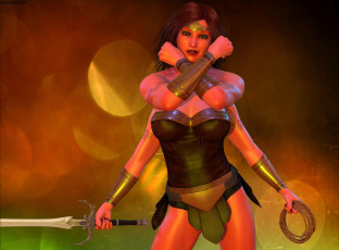 Картинка 3д+графика существа+ creatures фон взгляд девушка