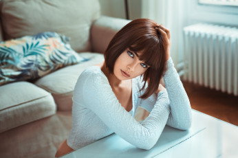 обоя девушка, девушки, marie grippon, модель