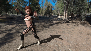 Картинка 3д+графика люди+ people фон девушка взгляд