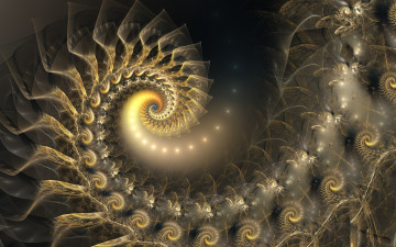 Картинка 3д+графика фракталы+ fractal цвет фон узор