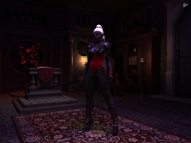 Обои картинки фото 3д графика, эльфы , elves, фон, эльфийка, взгляд