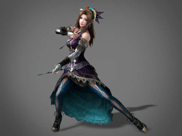 Обои картинки фото 3д графика, фантазия , fantasy, фон, взгляд, девушка