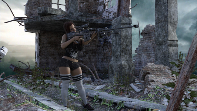 Обои картинки фото 3д графика, фантазия , fantasy, взгляд, девушка, фон