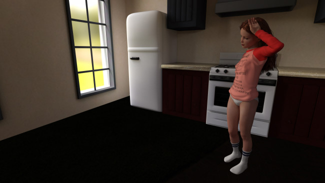 Обои картинки фото 3д графика, люди , people, фон, девушка, взгляд