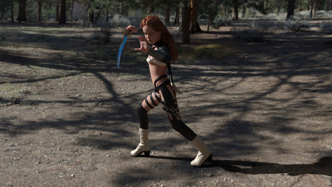 Обои картинки фото 3д графика, люди , people, фон, взгляд, девушка