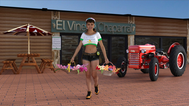 Обои картинки фото 3д графика, люди , people, фон, взгляд, девушка