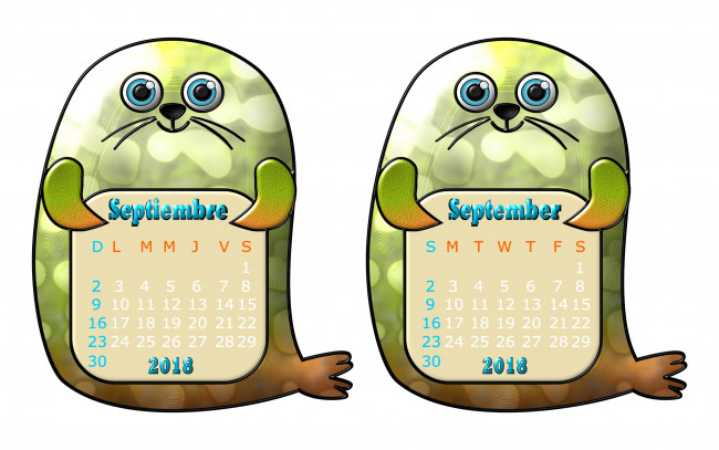 Обои картинки фото календари, рисованные,  векторная графика, календарь