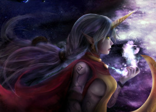 Картинка видео+игры league+of+legends плащ сорака рог дым