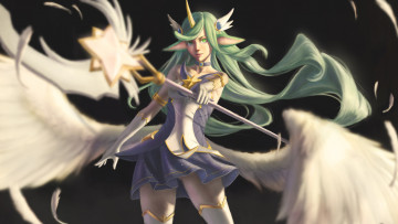 Картинка видео+игры league+of+legends рог сорака посох крылья