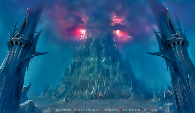 Обои картинки фото календари, фэнтези, 2019, calendar, строение, сооружение