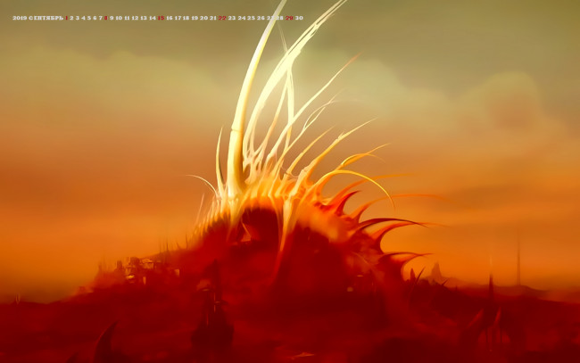 Обои картинки фото календари, фэнтези, существо, calendar, 2019