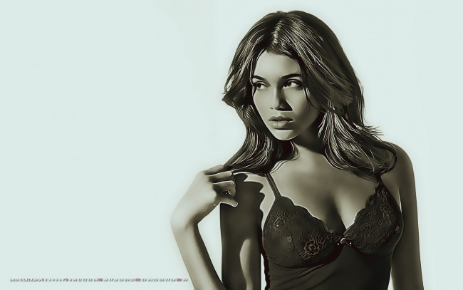 Обои картинки фото календари, компьютерный дизайн, calendar, 2019, женщина, девушка