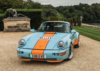 Картинка автомобили porsche everrati gulf edition