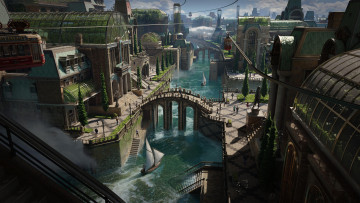 Картинка фэнтези иные+миры +иные+времена город