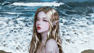 Картинка фэнтези русалки девушка