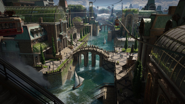 Обои картинки фото фэнтези, иные миры,  иные времена, город