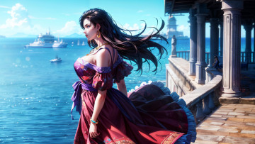 Картинка аниме город +улицы +интерьер +здания нейросети графика нейроарт ai art нейронные сети рисунки нейро искусство