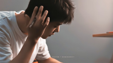 Картинка мужчины xiao+zhan актер лицо футболка