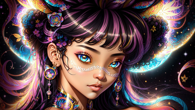 Обои картинки фото аниме, unknown,  другое , нейросети, графика, нейроарт, ai, art, нейронные, сети, рисунки, нейро, искусство