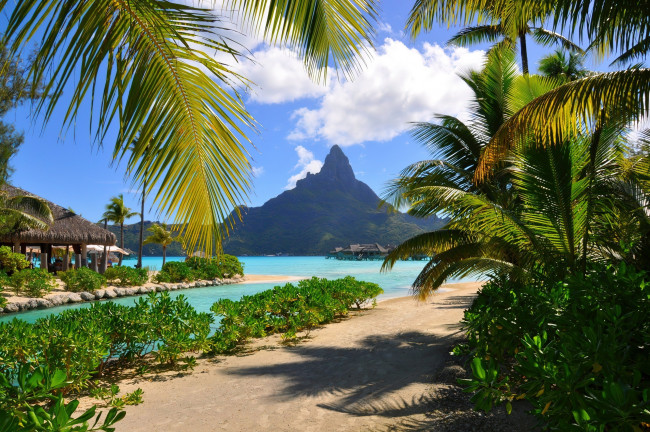 Обои картинки фото bora bora, french polynesia, природа, тропики, bora, french, polynesia