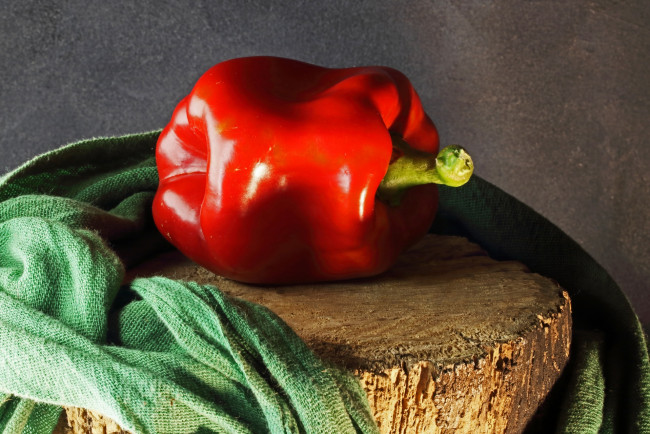 Обои картинки фото еда, перец, красный, макро