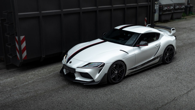 Обои картинки фото машина, автомобили, toyota, supra, gr, 550, manhart, 2024