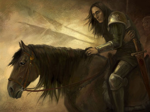 Картинка фэнтези всадники наездники