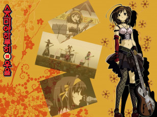 обоя аниме, the, melancholy, of, haruhi, suzumiya