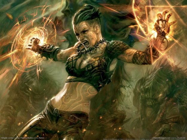 Обои картинки фото колдовство, видео, игры, hellgate, london