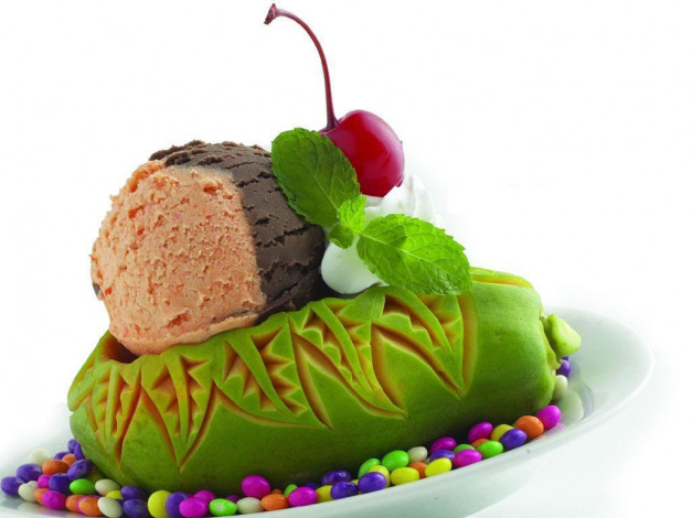 Обои картинки фото еда, мороженое, десерты