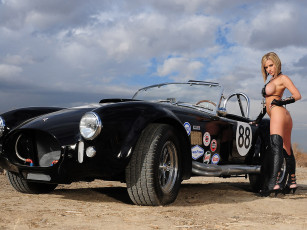 Картинка jenny poussin автомобили авто девушками