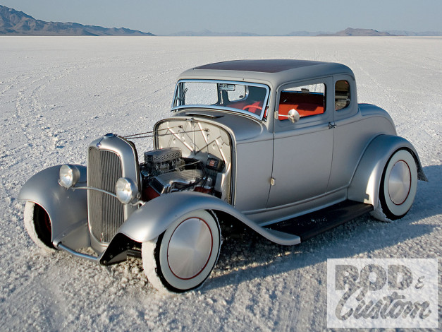 Обои картинки фото 1932, ford, five, window, coupe, автомобили, custom, classic, car