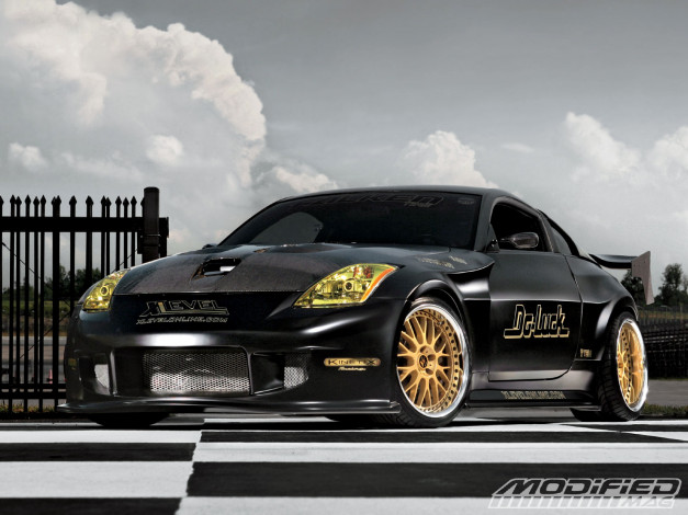 Обои картинки фото 2004, nissan, 350z, автомобили, datsun