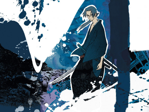 Обои картинки фото аниме, samurai, champloo
