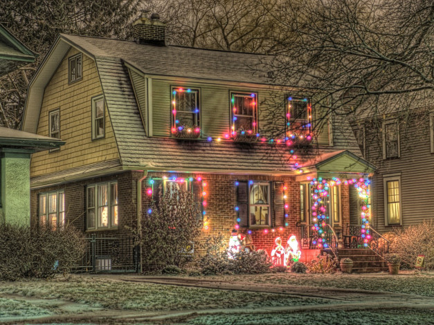 Обои картинки фото праздничные, новогодние, пейзажи