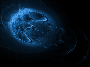 Картинка 3д графика abstract абстракции фон тёмный абстракция