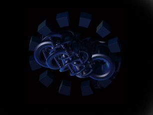 Картинка 3д графика abstract абстракции узор абстракция