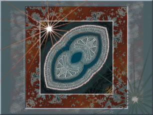 Картинка 3д графика fractal фракталы абстракция узор