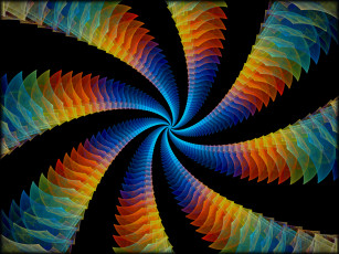 Картинка 3д графика fractal фракталы абстракция узор