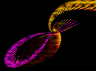 Картинка 3д графика fractal фракталы абстракция