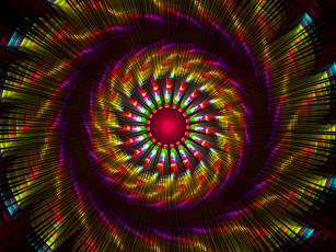 Картинка 3д графика fractal фракталы тёмный абстракция