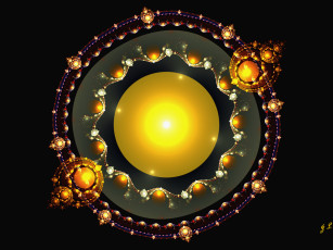 Картинка 3д графика fractal фракталы узор тёмный абстракция